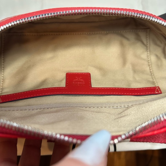 MCM Red Leather Bum Bag LIKE NEW - Picture 11 of 16